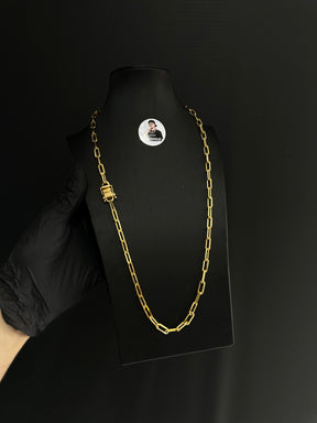 Corrente 8MM Cartie - Ouro 18K Banhada