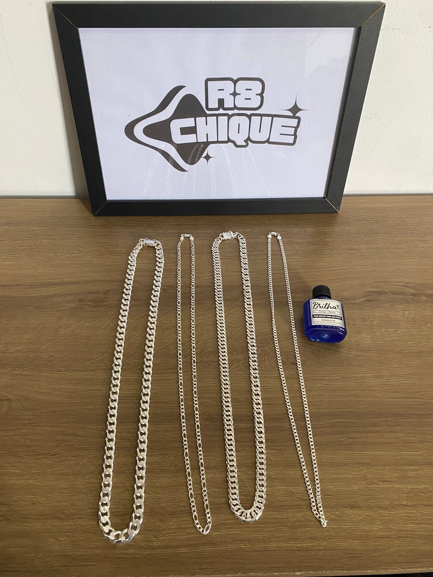 Kit Revenda | 2 de 10MM - 1x1 e EloDuplo / 2 de 4MM - 1x1 e 3x1 / 1 Limpa Pratas (Kit 52)