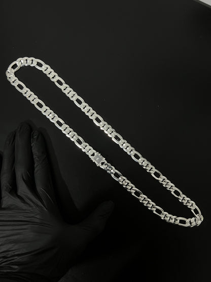 Corrente 3x1 Italiana - 12MM/70CM Prata Mista (ITALIANA)