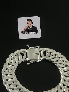 Pulseira Prata Eloduplo - 20MM