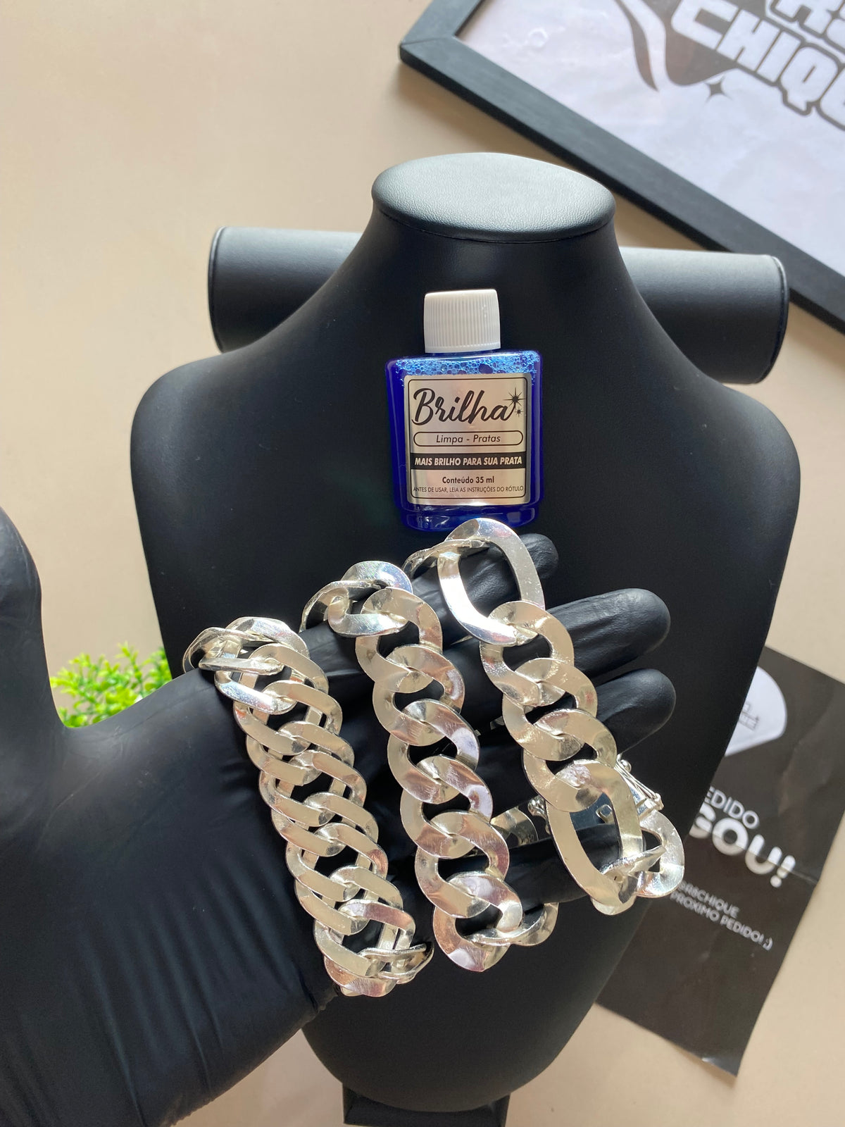 Kit Promocional | 3 Pulseiras 25MM:  1x1 / EloDuplo / 3x1 + 1 Limpa Pratas (Brinde) (Kit 125)