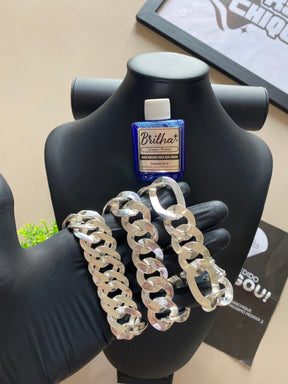 Kit Promocional | 3 Pulseiras 25MM:  1x1 / EloDuplo / 3x1 + 1 Limpa Pratas (Brinde) (Kit 125)
