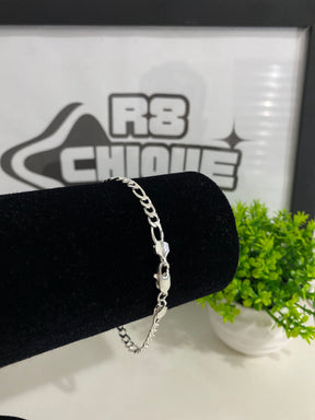 Pulseira  Prata 3x1 - 4MM