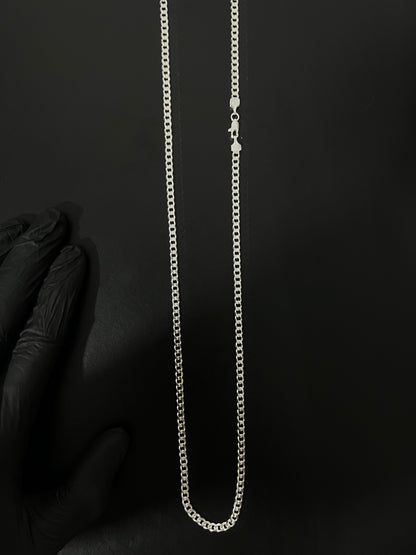 Corrente 1x1 - 4MM/70CM Prata Mista