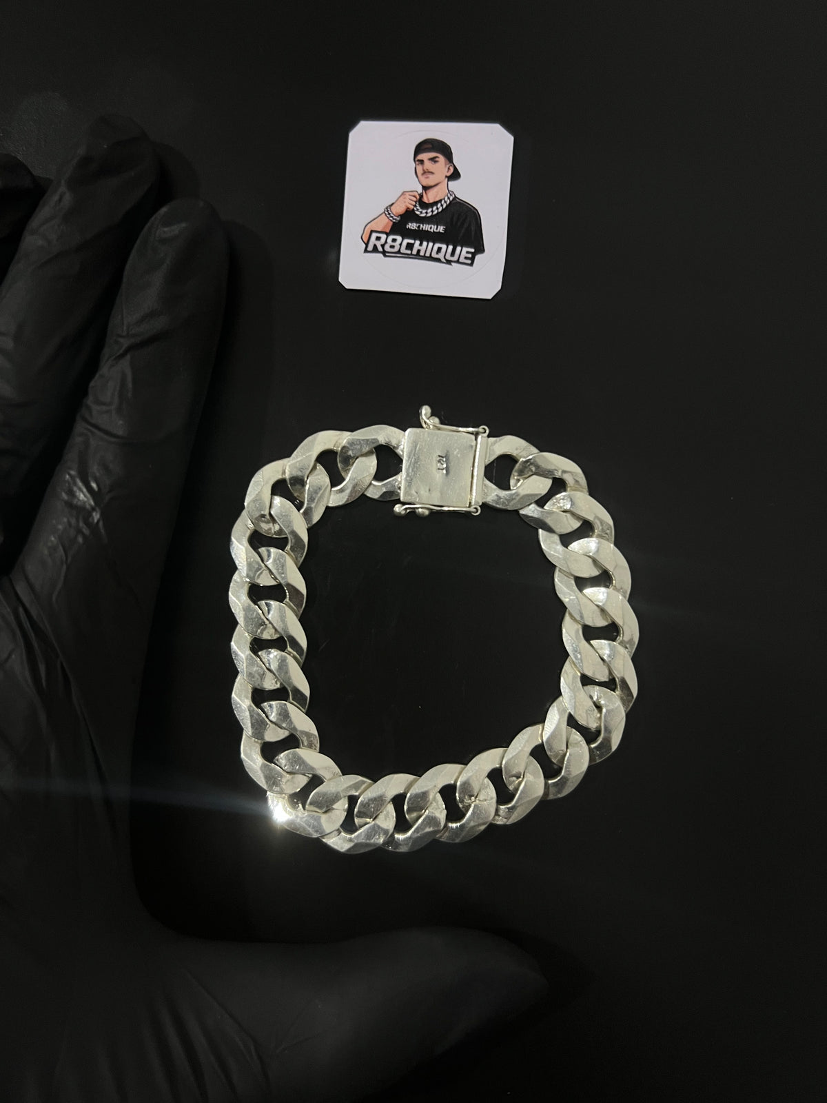 Pulseira Prata 1x1 Italiana - 15MM