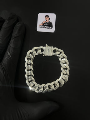 Pulseira Prata 1x1 Italiana - 15MM