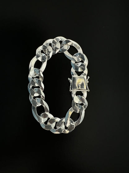 Pulseira 3x1 Italiana - 18MM Prata Mista