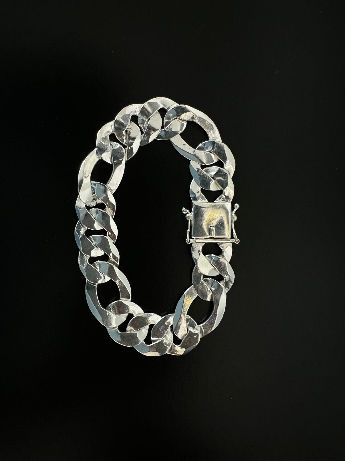 Pulseira Prata 3x1 Italiana - 18MM