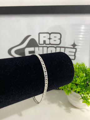 Pulseira  Prata Eloduplo - 4MM