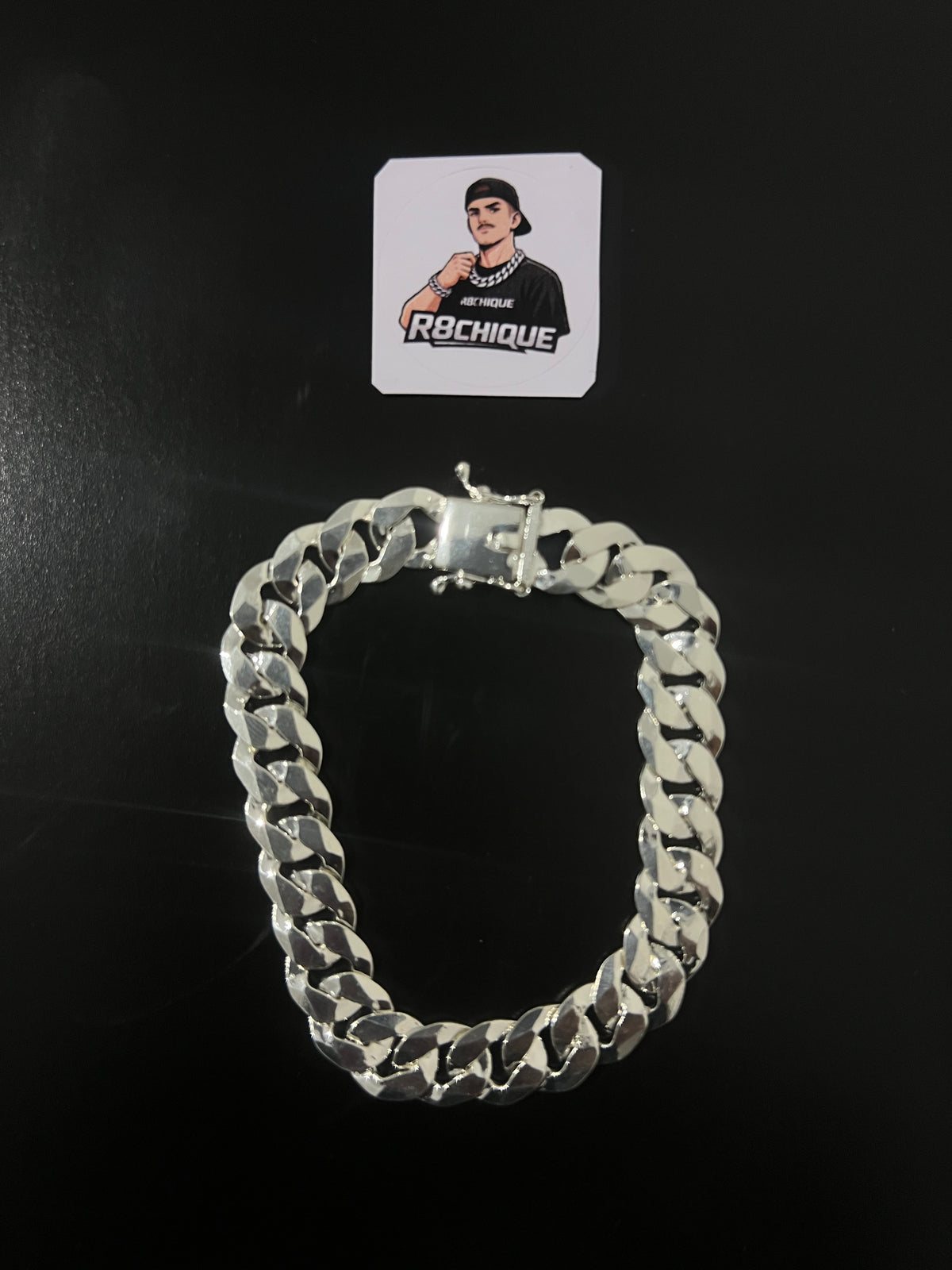 Pulseira Prata 1x1 Italiana - 12MM