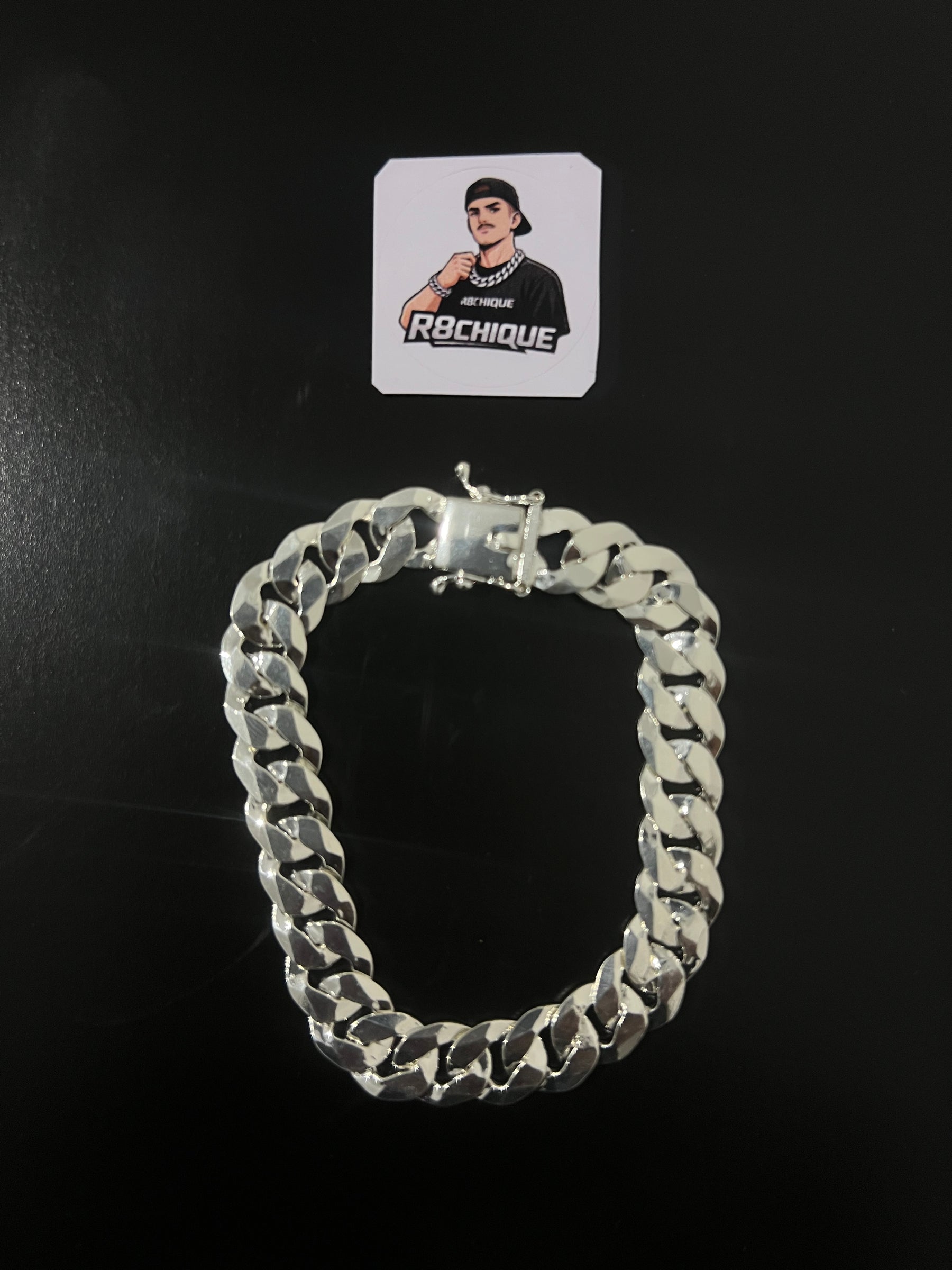 Pulseira Prata 1x1 Italiana - 12MM