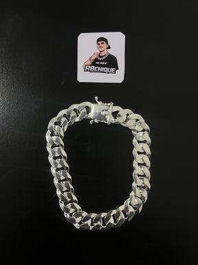 Pulseira Prata 1x1 Italiana - 12MM