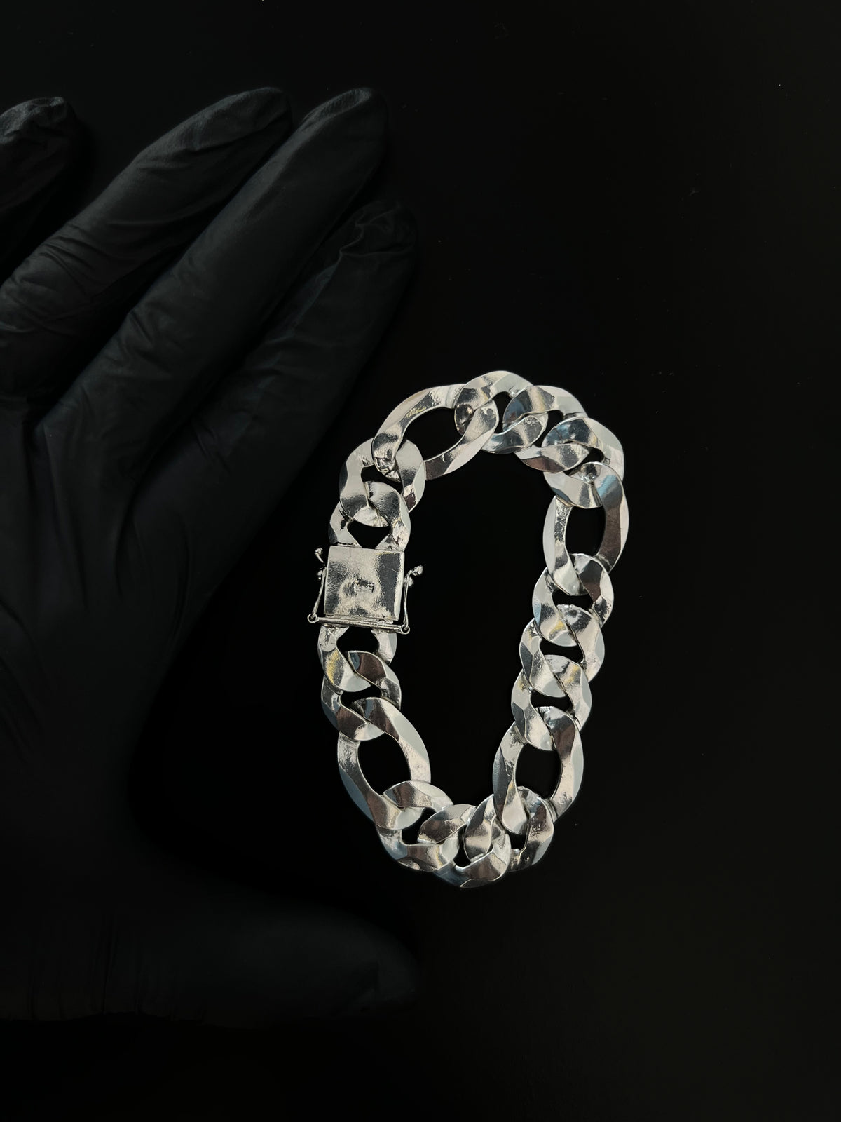 Pulseira Prata 3x1 Italiana - 18MM