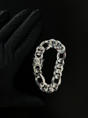 Pulseira Prata 3x1 Italiana - 18MM