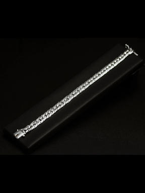 Pulseira Prata EloDuplo Italiana - 12MM
