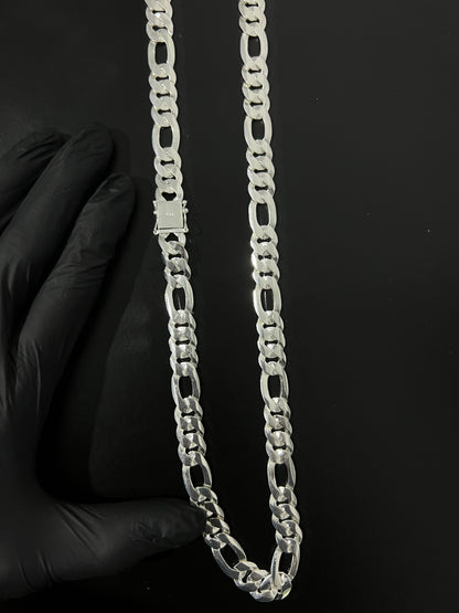 Corrente 3x1 Italiana - 12MM/70CM Prata Mista (ITALIANA)