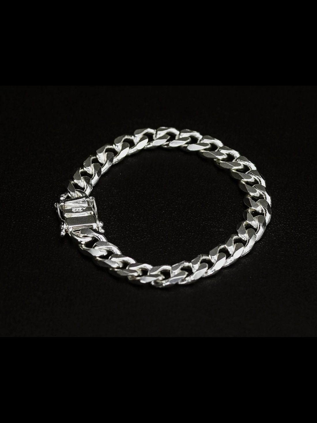 Pulseira Prata 1x1 - 10MM