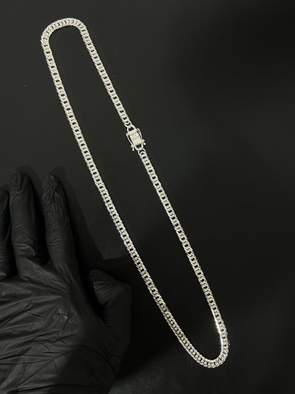 Corrente EloDuplo - 8MM/70CM Prata Mista