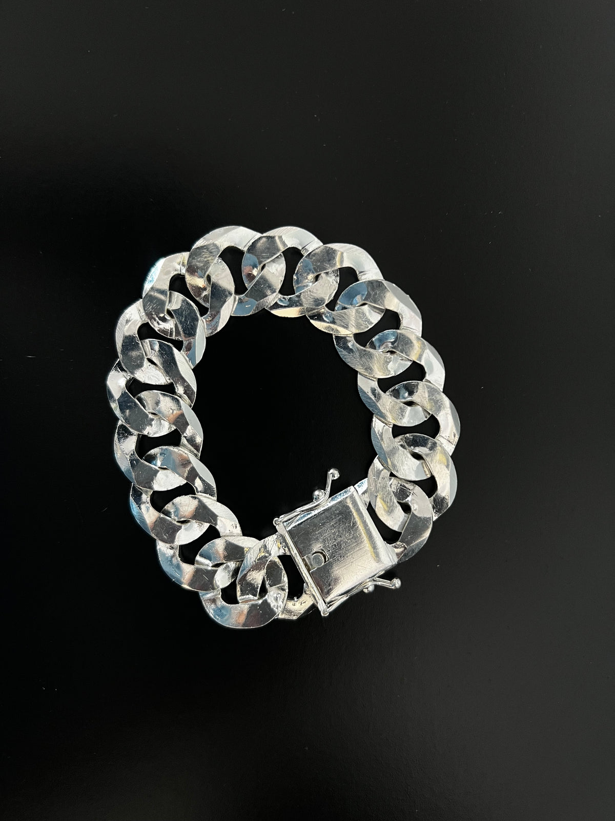Pulseira Prata 1x1 - 25MM