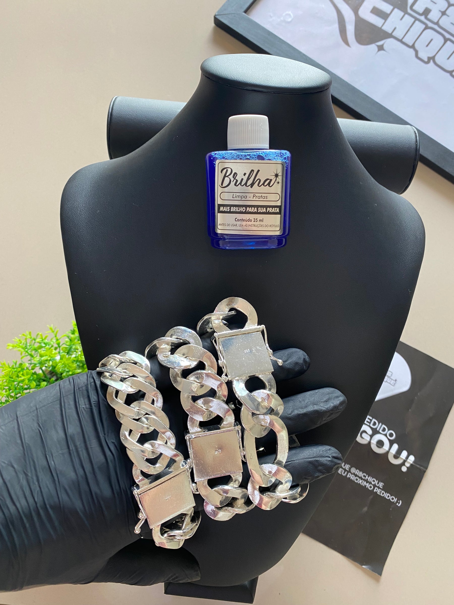Kit Promocional | 3 Pulseiras 25MM:  1x1 / EloDuplo / 3x1 + 1 Limpa Pratas (Brinde) (Kit 125)