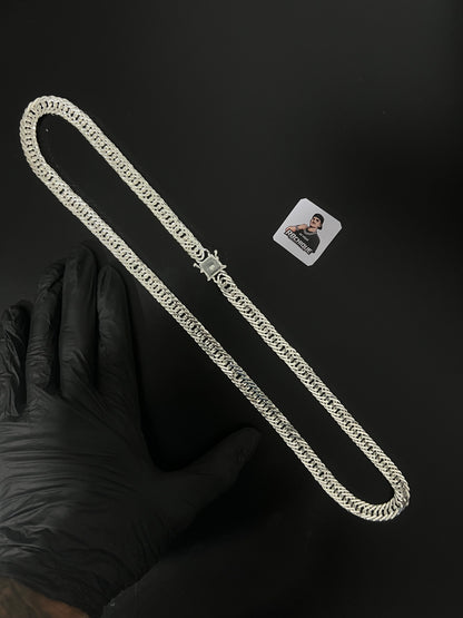 Corrente EloTriplo - 10MM/70CM Prata Mista