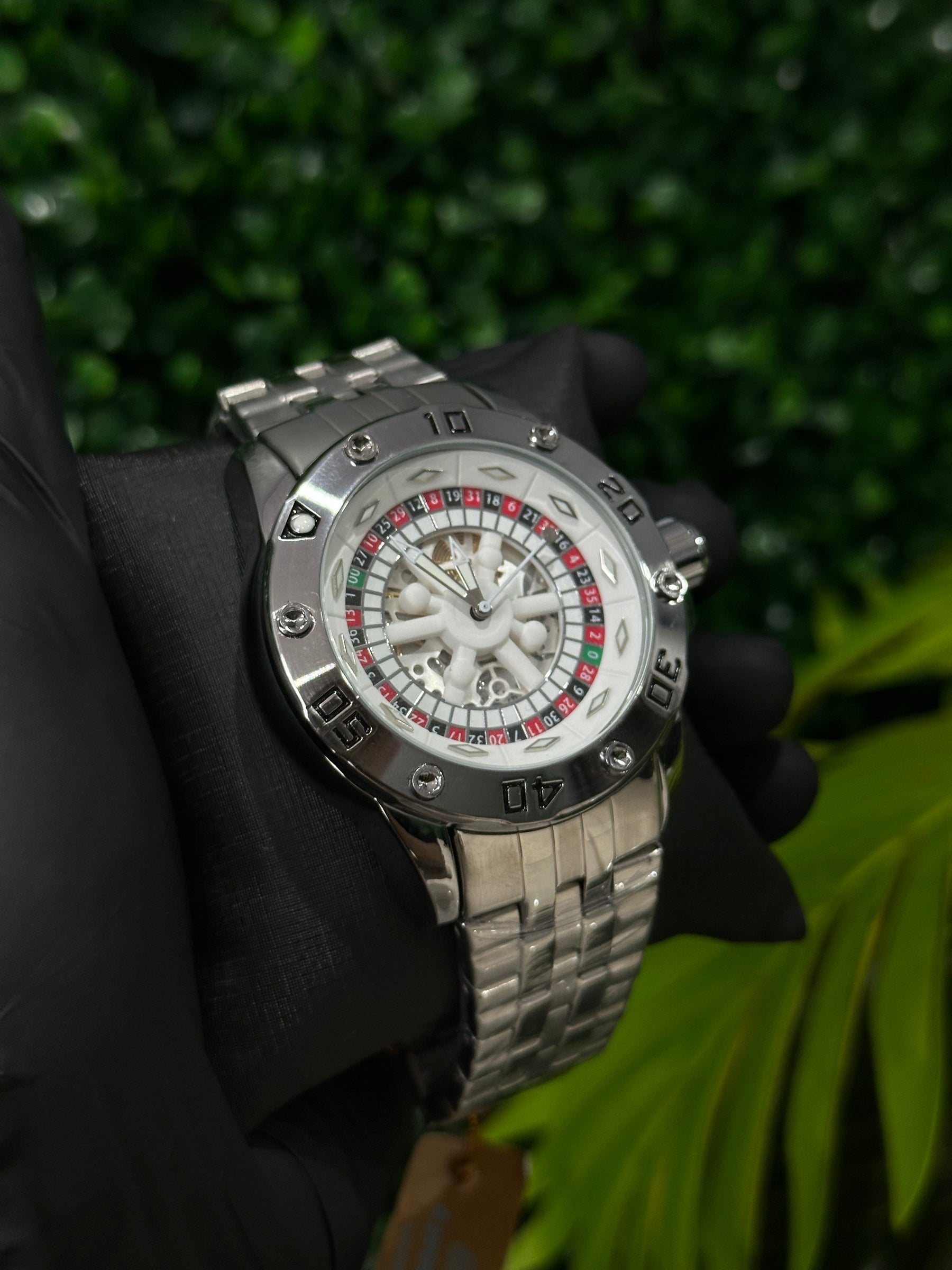 Relógio Roleta Invct Linha Clone - Branco