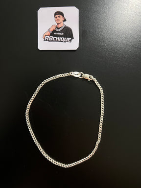 Pulseira  Prata 1x1 - 2MM
