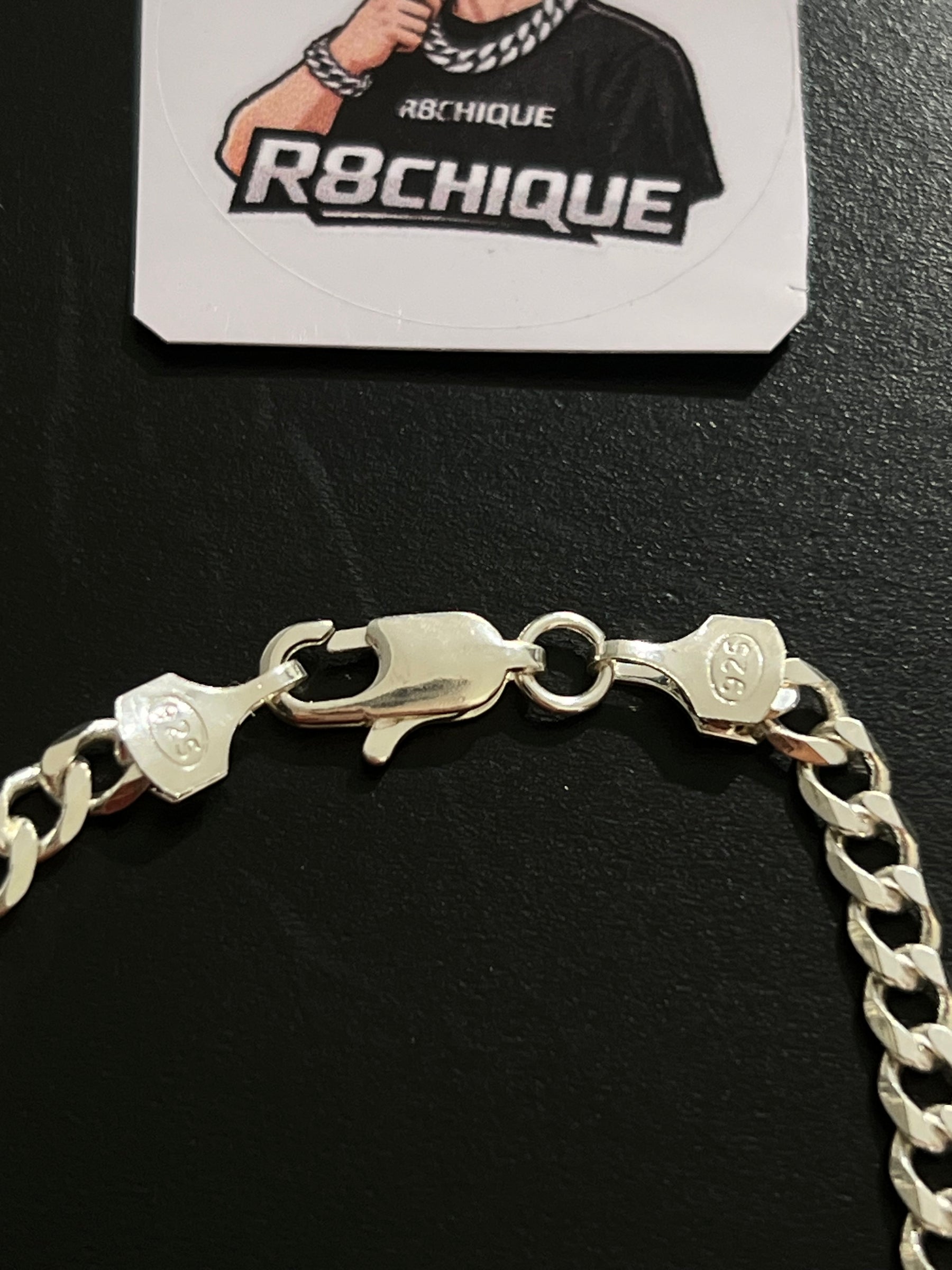 Pulseira  Prata 1x1 - 4MM