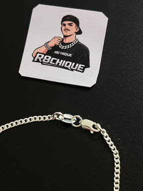 Pulseira  Prata 1x1 - 2MM