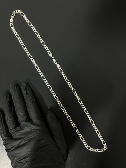 Corrente 3x1 - 8MM/70CM Prata Mista