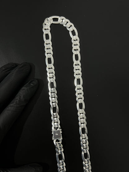 Corrente 3x1 Italiana - 12MM/70CM Prata Mista (ITALIANA)