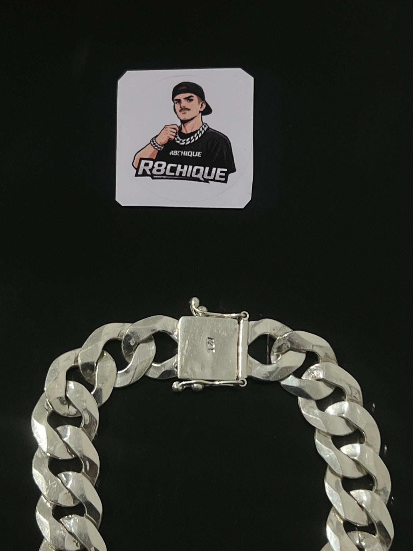 Pulseira 1x1 Italiana - 15MM Prata Mista
