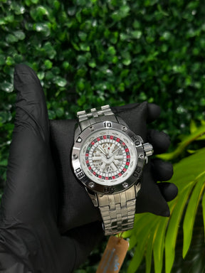 Relógio Roleta Invct Linha Clone - Branco