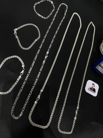 Kit Revenda | 3 Conjuntos 4MM: EloDuplo, 1x1 e 3x1 + 1 Limpa Pratas (Brinde) Kit (142)