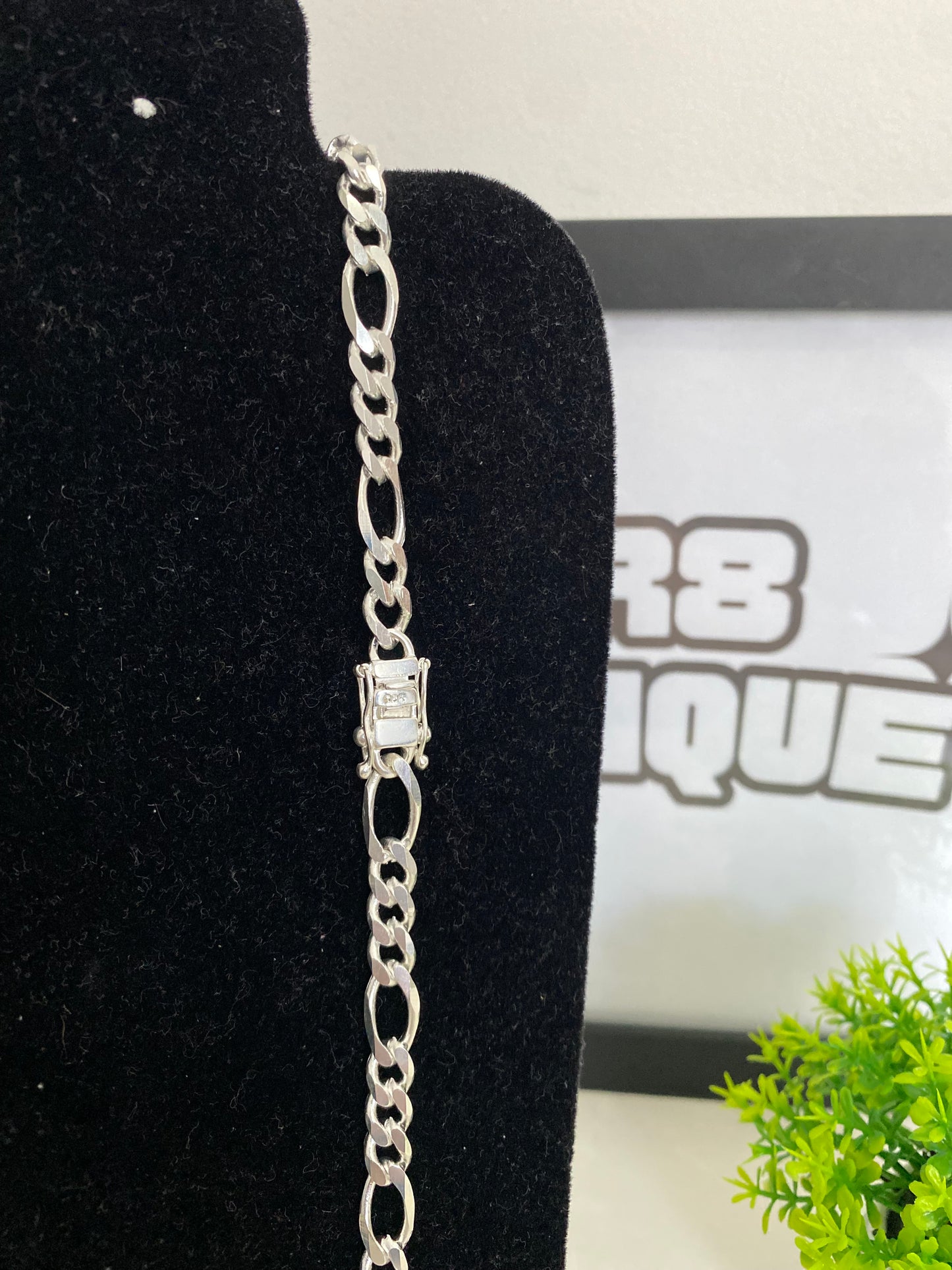 Corrente 3x1 - 8MM/70CM Prata Mista