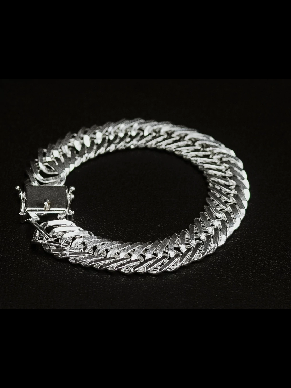Pulseira Prata Elotriplo - 15MM