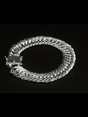 Pulseira Prata Elotriplo - 15MM