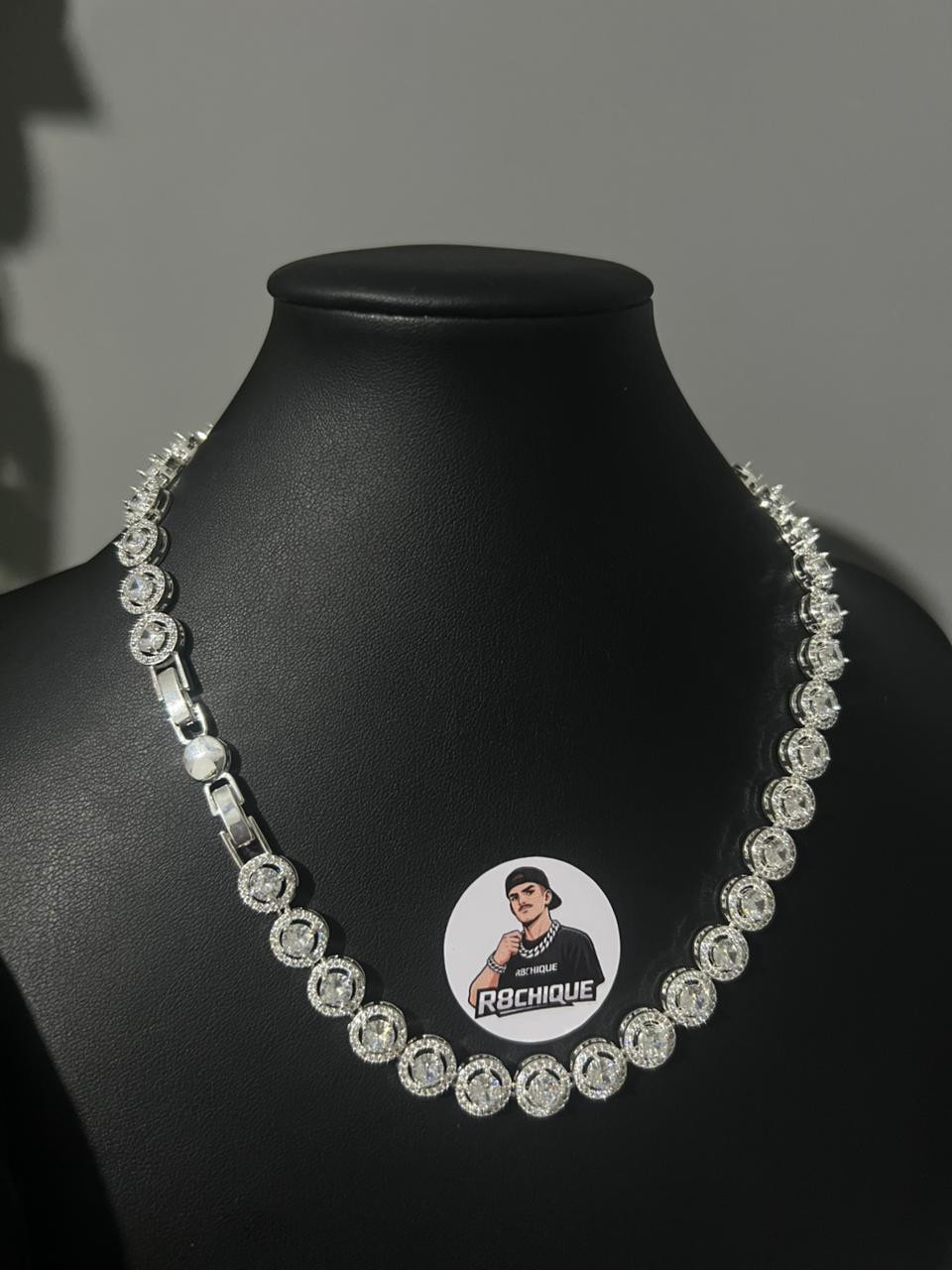 Colar Feminino Swarovski Cravejado Una Angelic