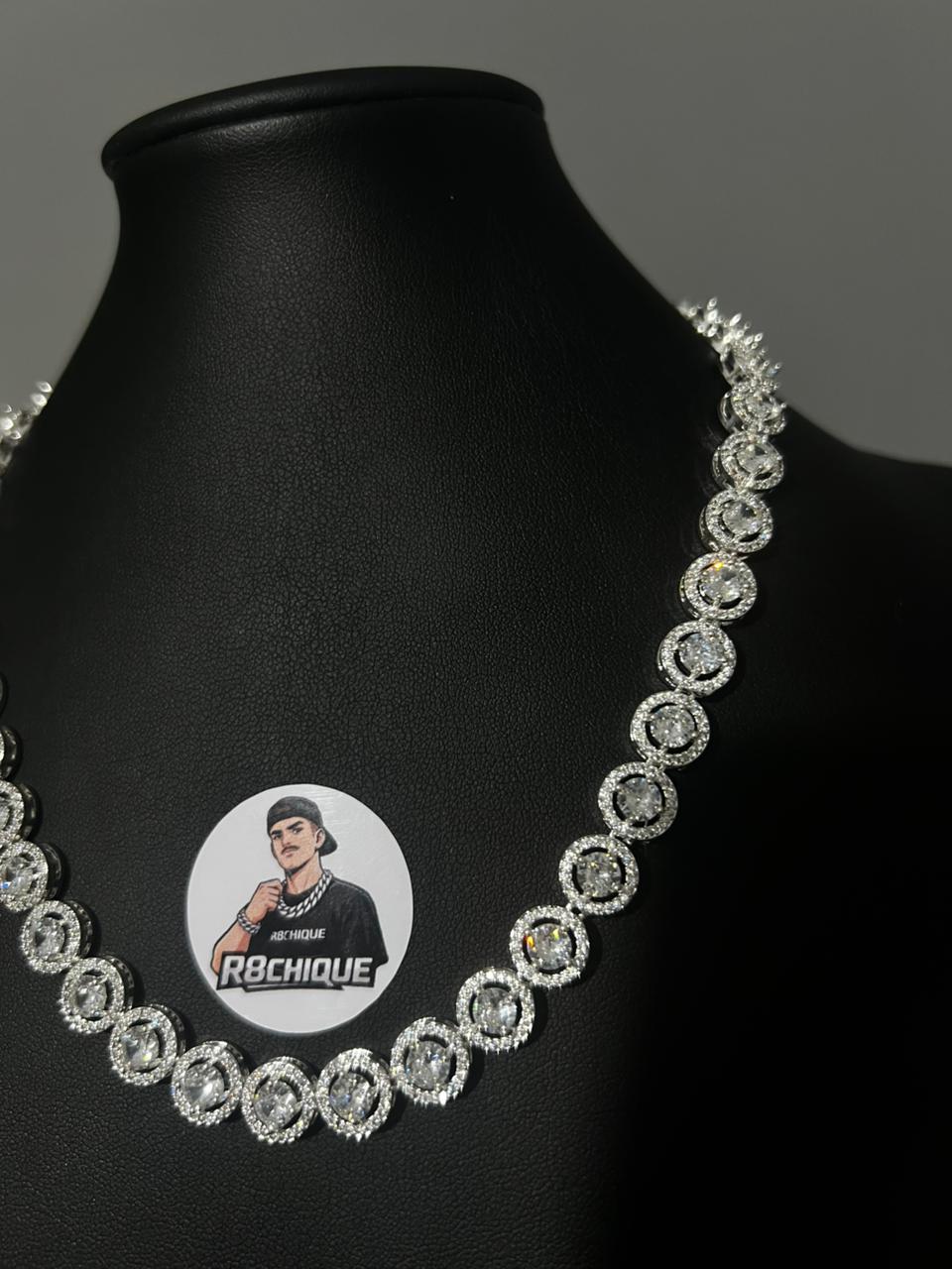 Colar Feminino Swarovski Cravejado Una Angelic