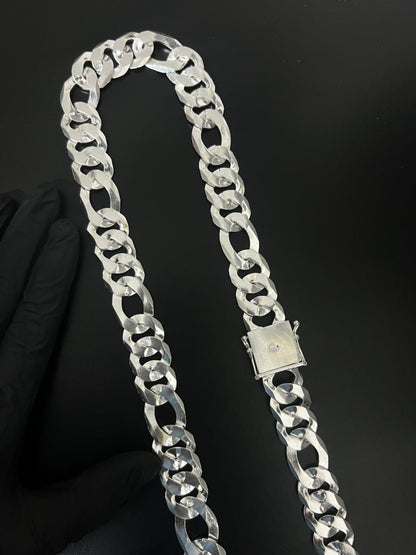 Corrente 3x1 - 20MM/70CM Prata Mista