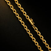 Corrente Meia Cana 6MM | Fecho Canhão
