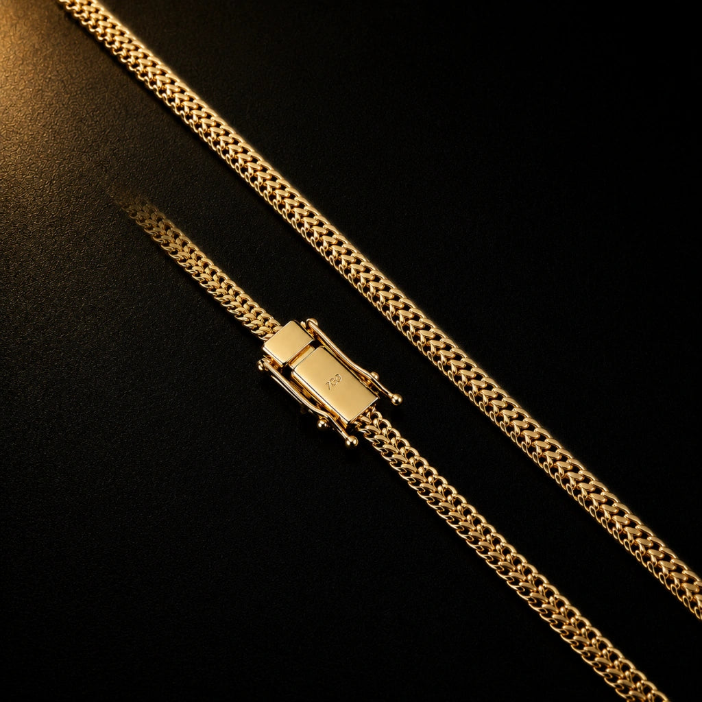 Corrente Lacraia 4MM | Fecho Duplo