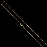Corrente Tijolinho 1mm Banhado a Ouro 18k